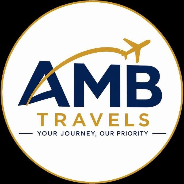 AMB Travels Official Circular Logo